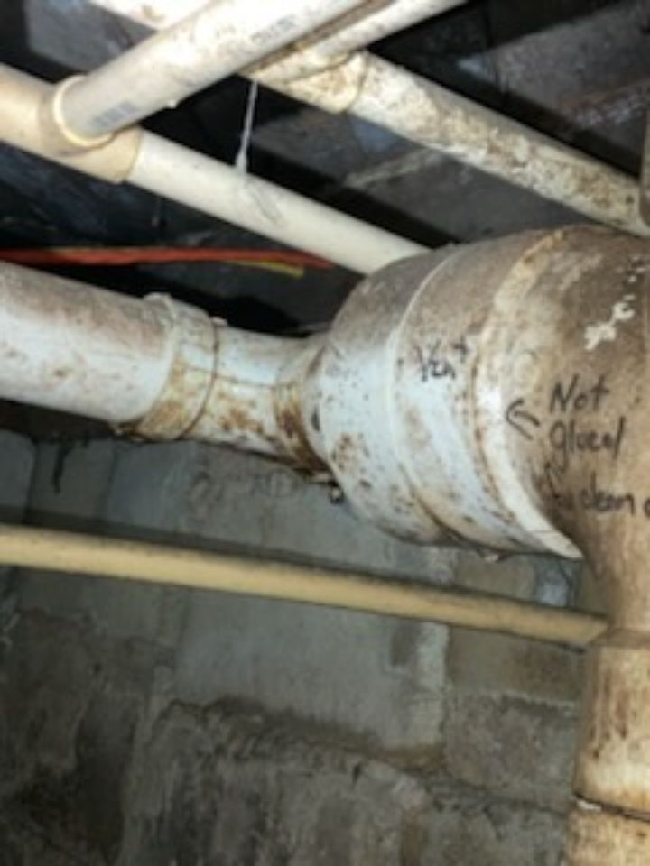 Leaking Sewer Line