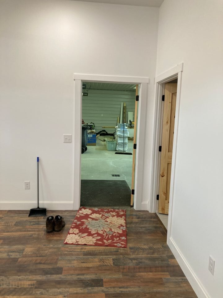 Bedroom Door Opening to the Garage