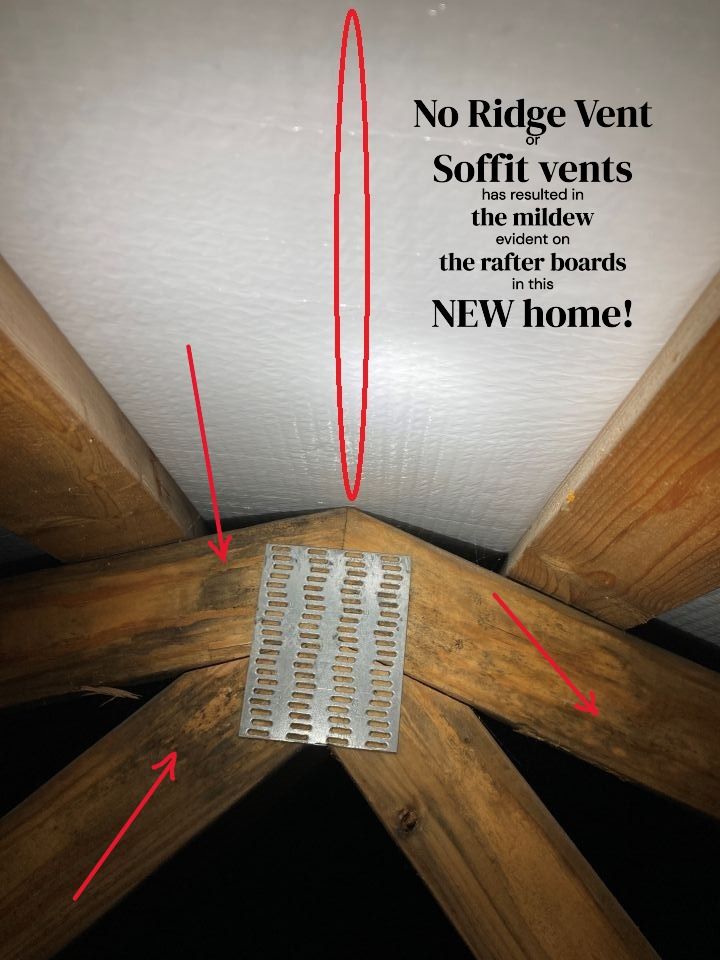 No Ventilation in the Attic
