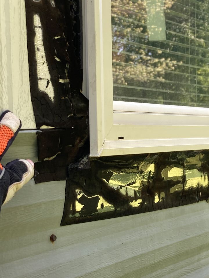 Improperly Flashed Window