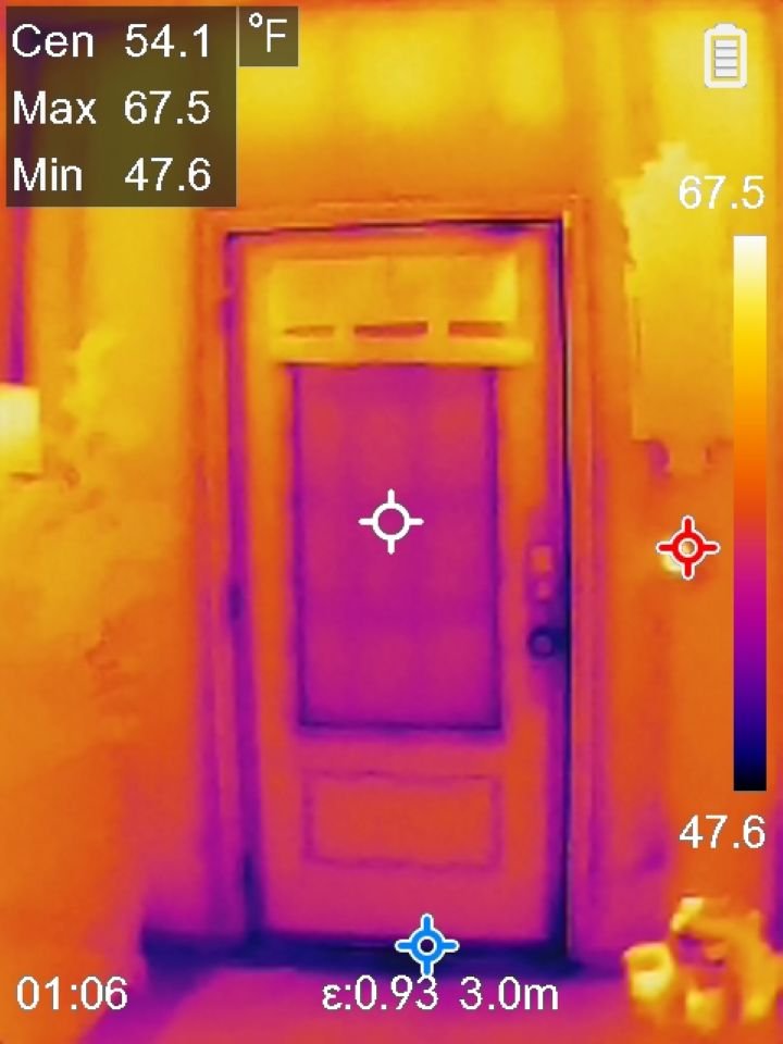 Air Leaks Around Exterior Door