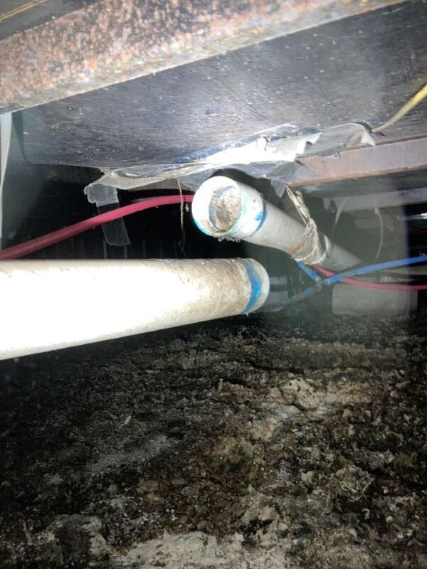 Disconnected Drain Line
