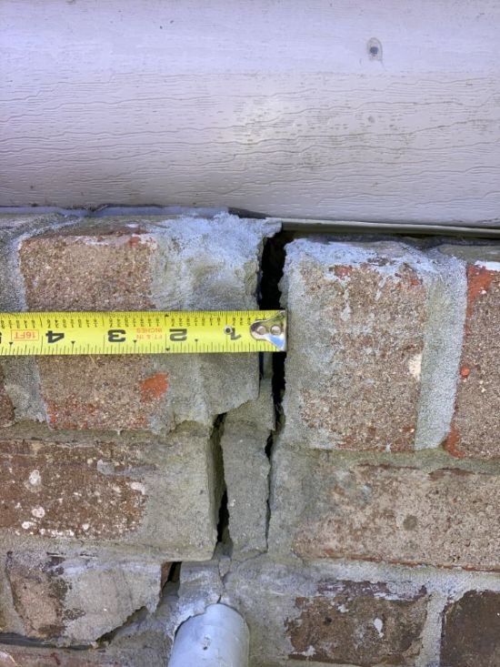 Large Foundation Wall Crack