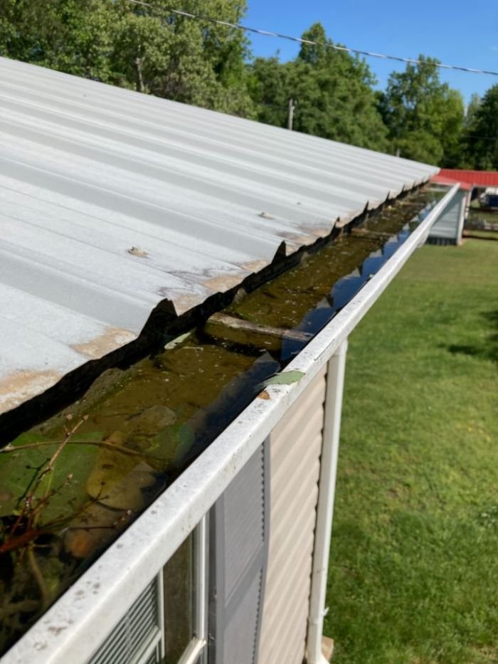 Clogged Gutter